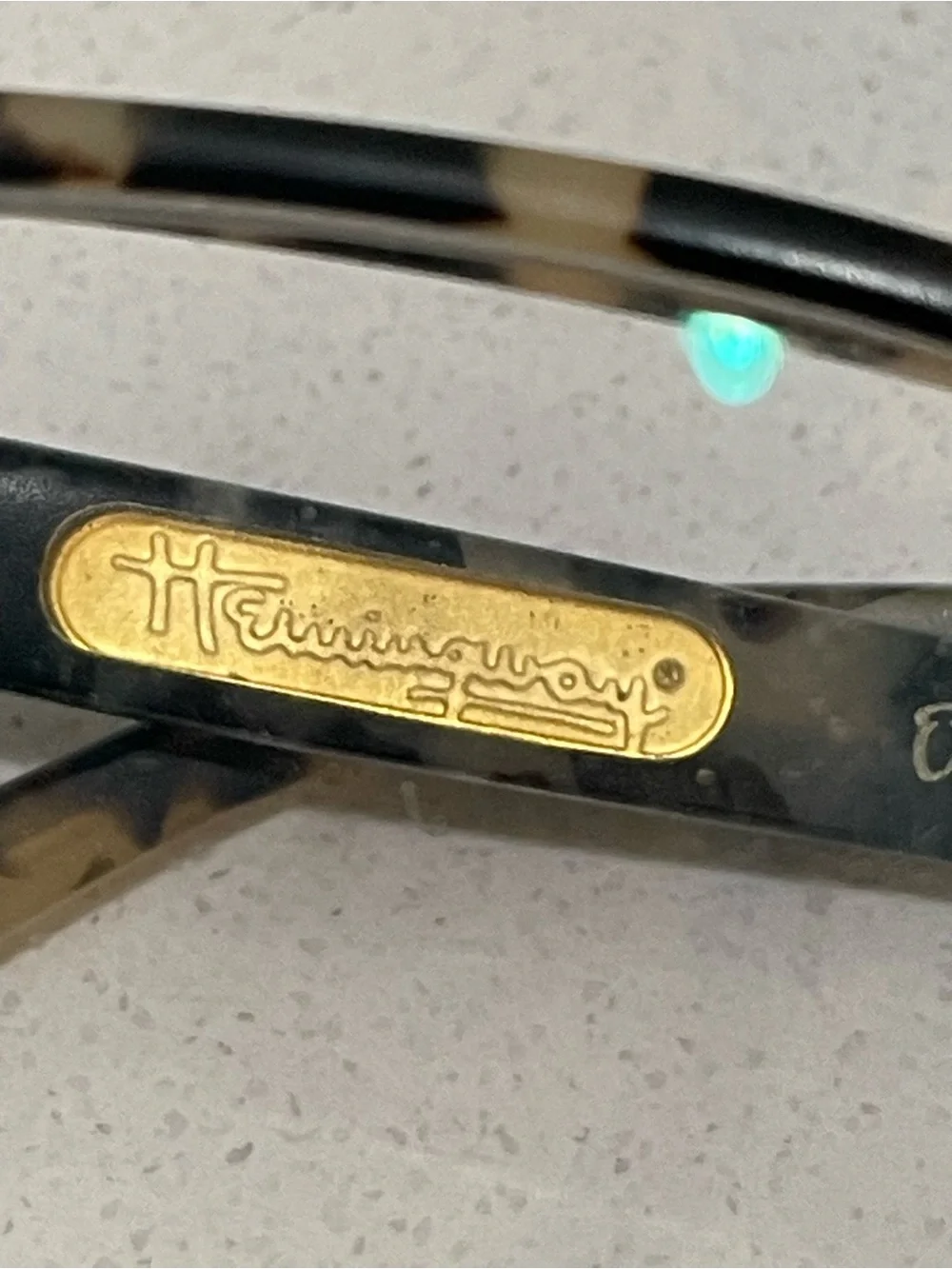 Hemingway Tortoiseshell Rectangle Eyeglass Frames (prescription lenses)